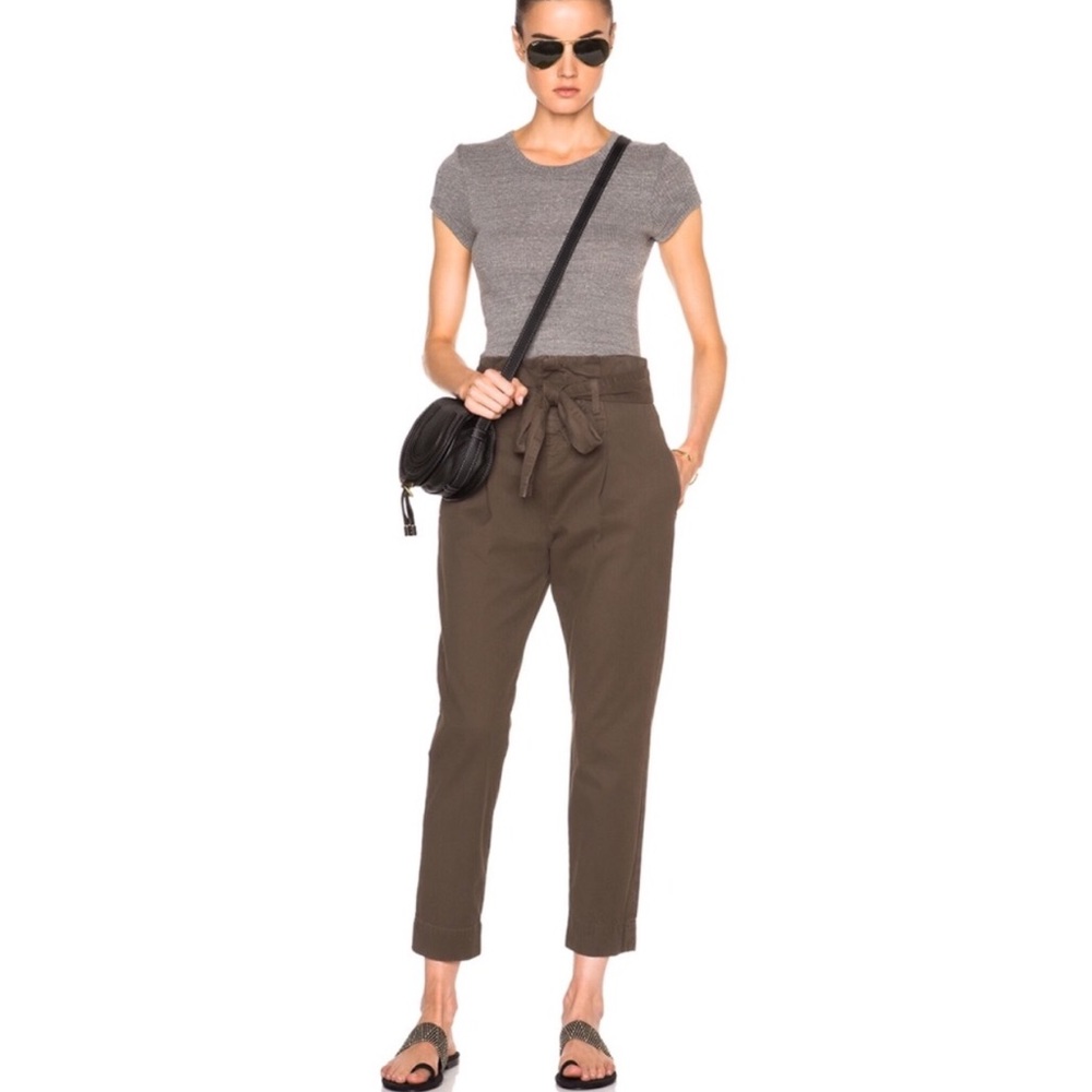 Frame denim Le Skinny Paper Bag Trouser